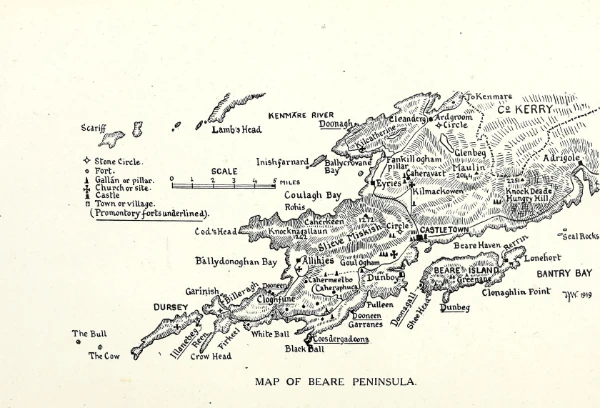 the beara peninsula map