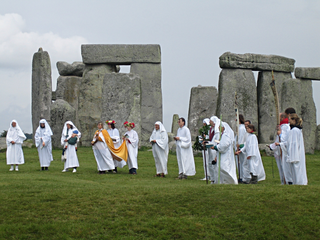 Neo Druids Stonehenge